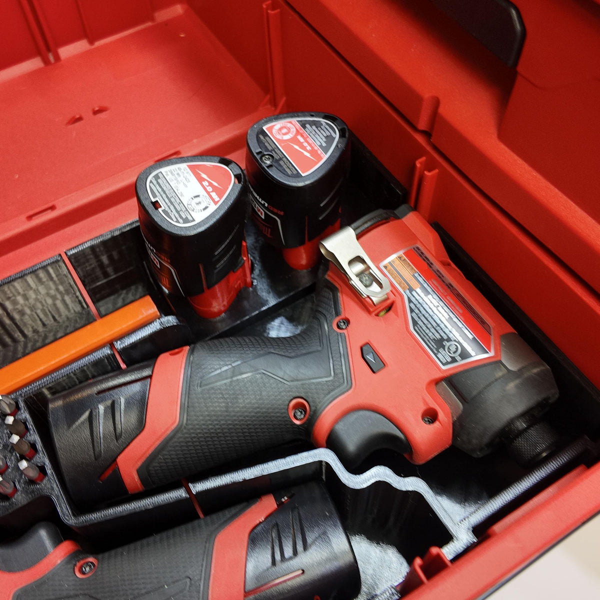 Milwaukee Packout M12 Drill & Impact Driver Insert, Tool Organizer