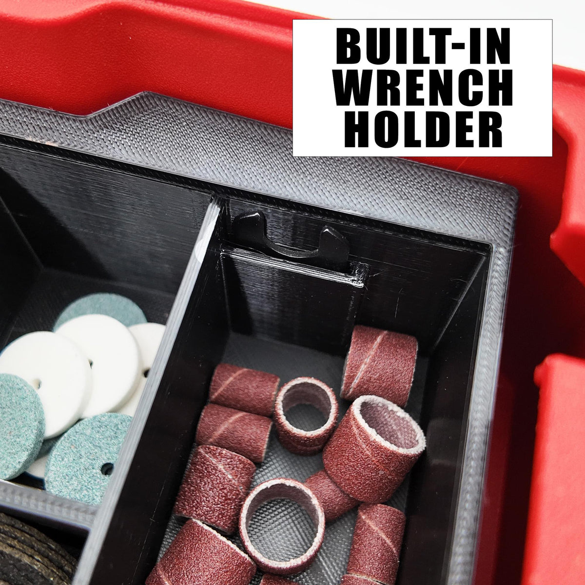 M12 Rotary Tool for Milwaukee Packout Compact Organizer Storage System. Models (2460-20, 2525-20)