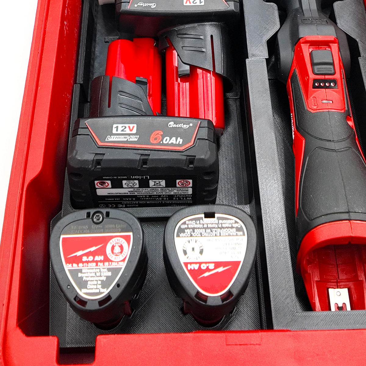 M12 Soldering Iron Packout Insert for Compact Organizer Tip and Battery Storage (2488-20)