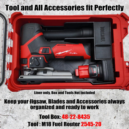 M12 FUEL Jig Saw Packout Insert for Compact Organizer (2545-20)