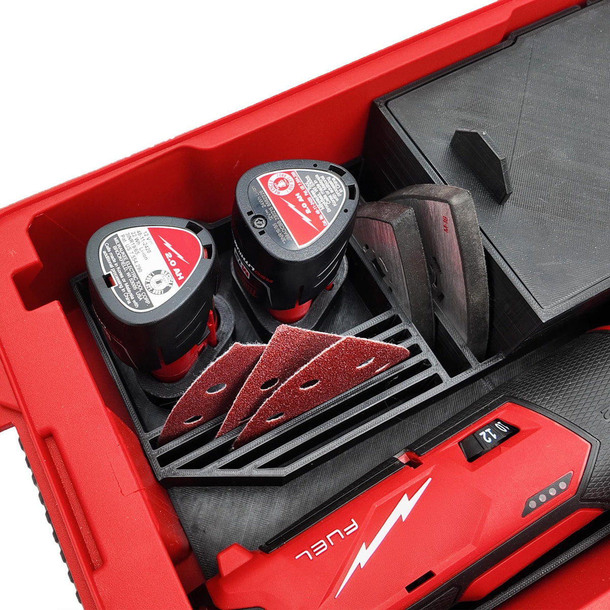 M12 Multi Tool Insert for Milwaukee Packout Compact Organizer Storage System. (2526-20 / 2426-20)