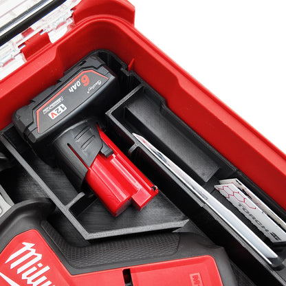 M12 Hackzall Saw Packout Insert for Compact Organizer Blade and Battery Storage (2520-20, 2420-20)