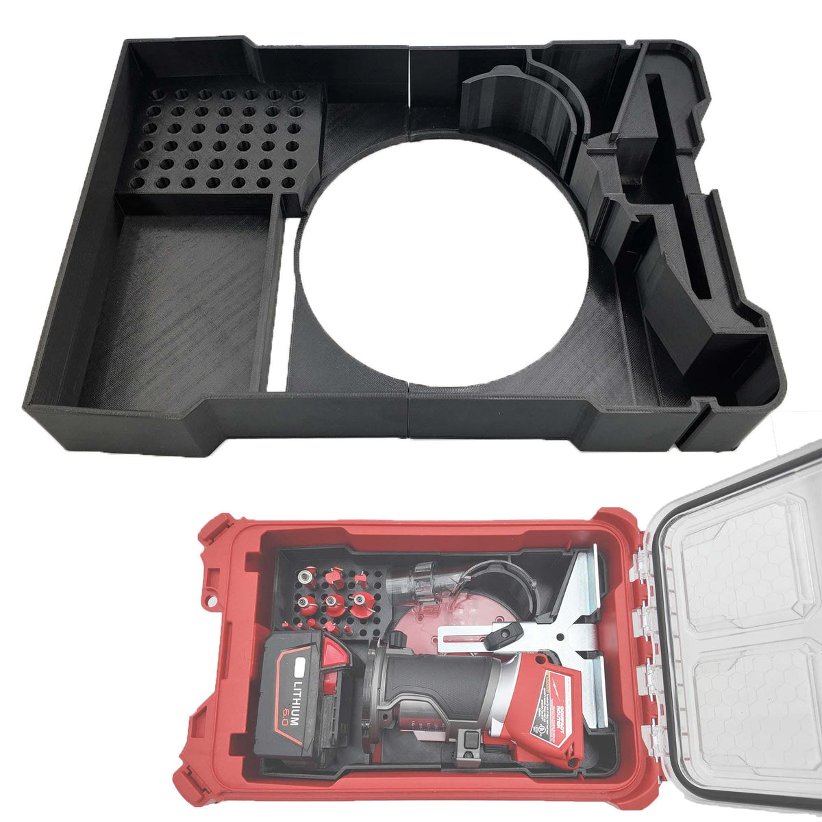 Router Packout Insert for Milwaukee Packout Organization Storage System