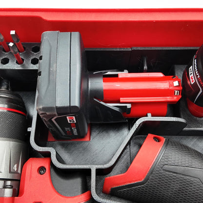 M12 Drill & Impact Driver Milwaukee Packout Insert for Compact Organizer (3404-20, 3453-20)