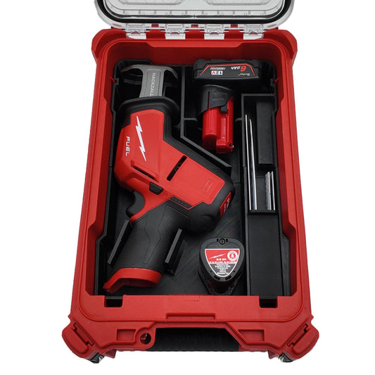 M12 Hackzall Saw Packout Insert for Compact Organizer Blade and Battery Storage (2520-20, 2420-20)