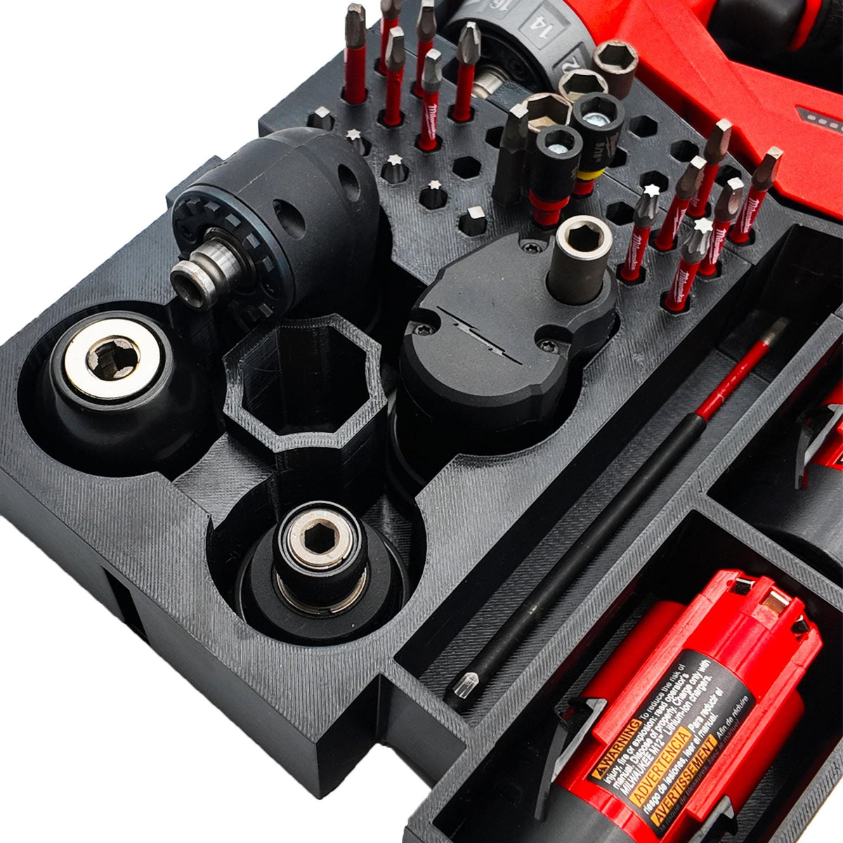 Milwaukee M12 FUEL Drill/Driver Packout Insert - PETG, Hidden AirTag