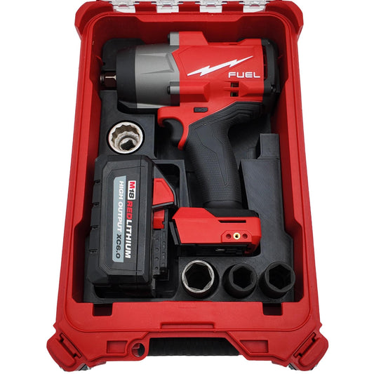 M18 1/2" High Torque Impact Wrench Insert for Milwaukee Packout Organizer Storage System