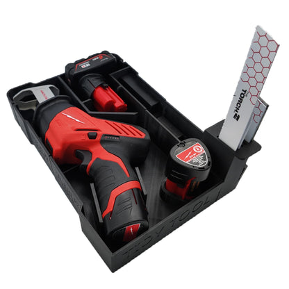 M12 Hackzall Saw Packout Insert for Compact Organizer Blade and Battery Storage (2520-20, 2420-20)