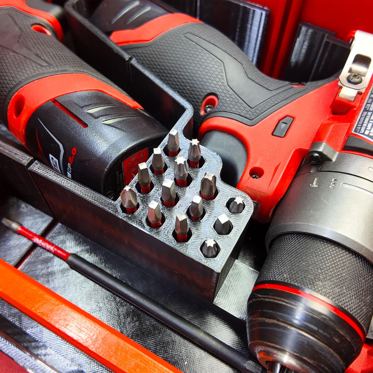 Milwaukee Packout M12 Drill & Impact Driver Insert, Tool Organizer