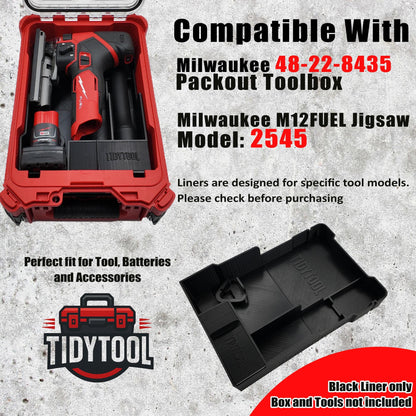 M12 FUEL Jig Saw Packout Insert for Compact Organizer (2545-20)