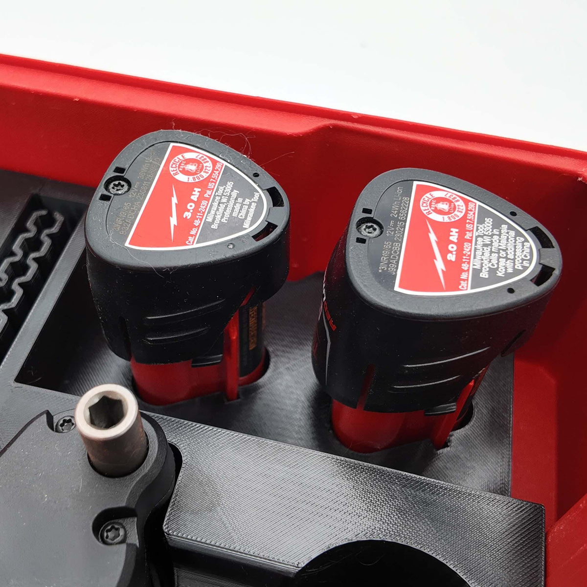 Milwaukee M12 FUEL Installation Drill/Driver Packout Insert, Compact Organizer (2505-20, 2505-22)