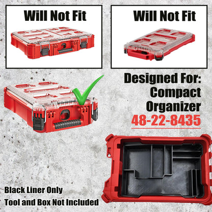 M12 Orbital Detail Sander (2531-20) for Milwaukee Packout Compact Organizer Storage System.