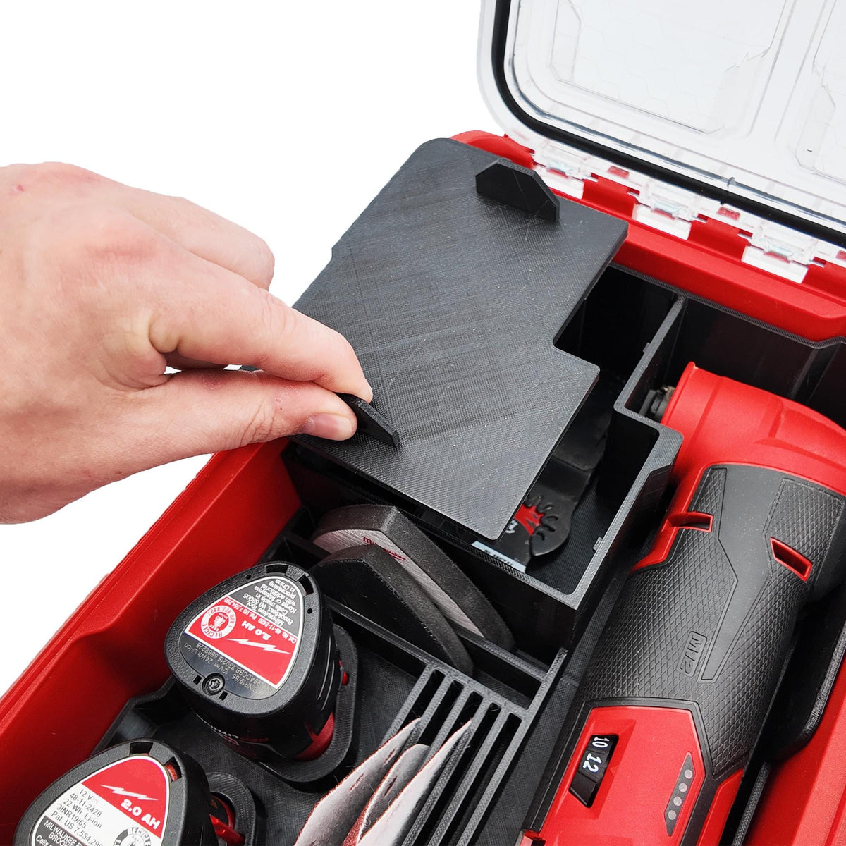 M12 Multi Tool Insert for Milwaukee Packout Compact Organizer Storage System. (2526-20 / 2426-20)