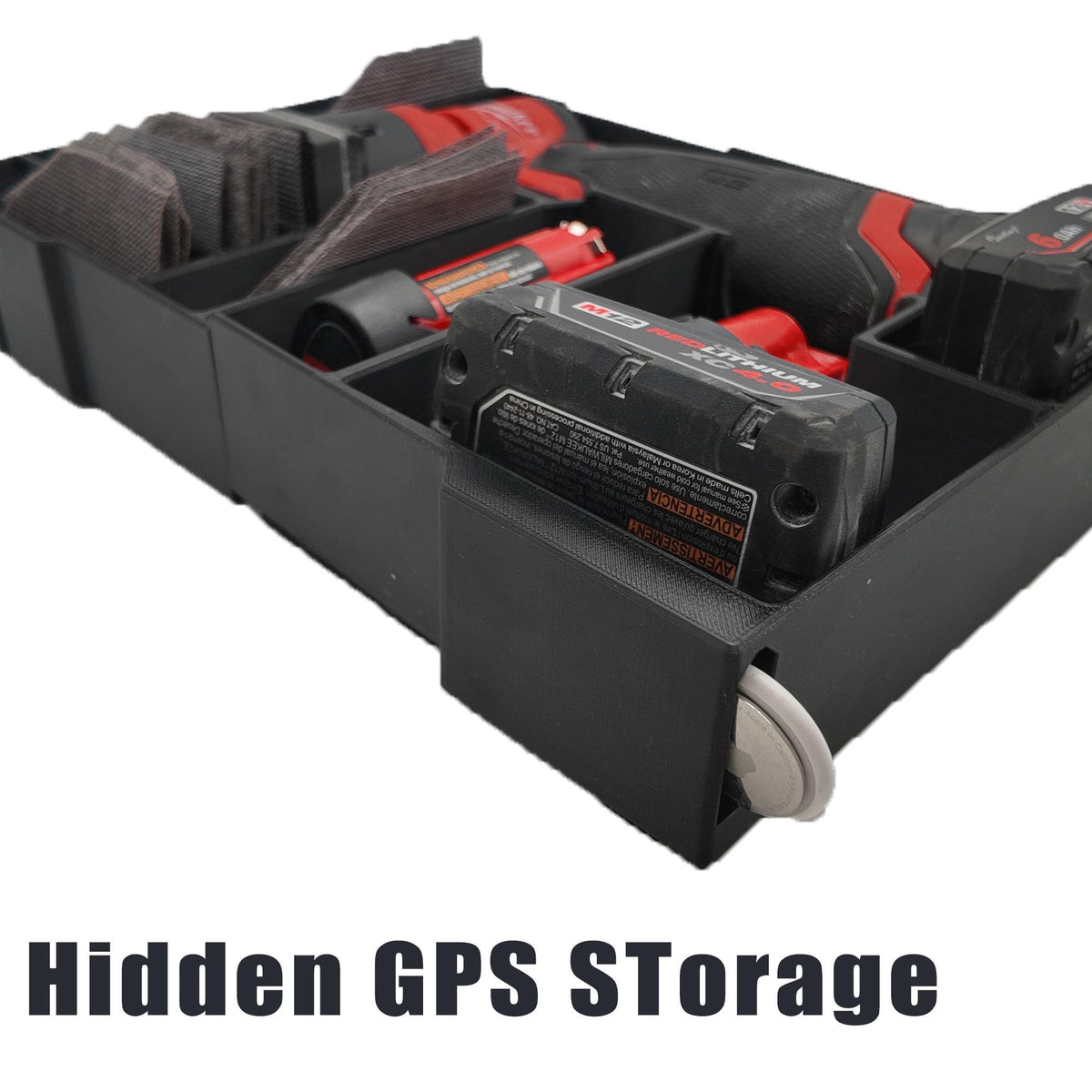 M12 Orbital Detail Sander (2531-20) for Milwaukee Packout Compact Organizer Storage System.