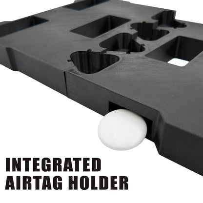 M12 Battery Holder Insert for Milwaukee Packout Compact Organizer Storage System.