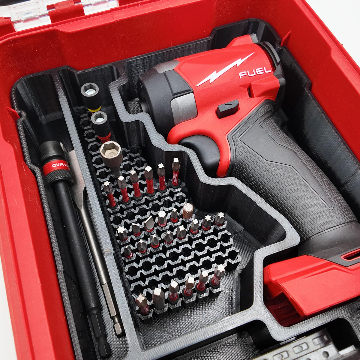 M18 Fuel Impact Driver Packout Insert with 68 Bit and Battery Storage (2953-20)