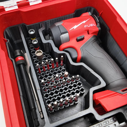 M18 Fuel Impact Driver Packout Insert with 68 Bit and Battery Storage (2953-20)