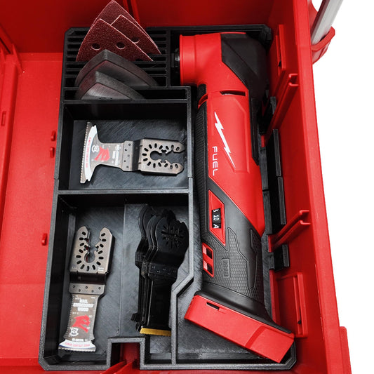 M18 Multi Tool Insert for Milwaukee Packout 2 & 3 Drawer Toolbox