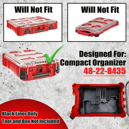 M12 Right Angle Die Grinder (3485-20) Packout Insert for Milwaukee Compact Storage System