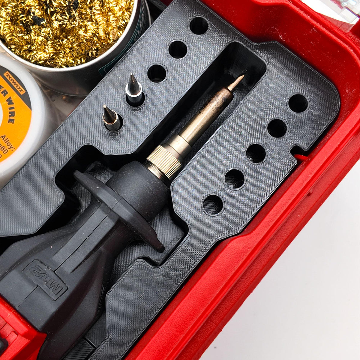 M12 Soldering Iron Packout Insert for Compact Organizer Tip and Battery Storage (2488-20)
