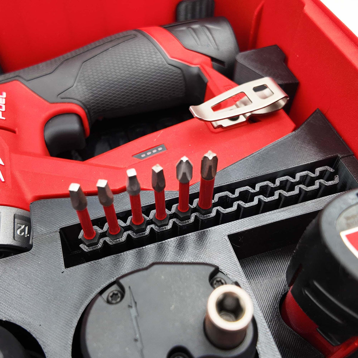 Milwaukee M12 FUEL Installation Drill/Driver Packout Insert, Compact Organizer (2505-20, 2505-22)